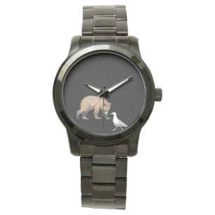 Unisex Oversix Black Bracelet Watch Armbandsur