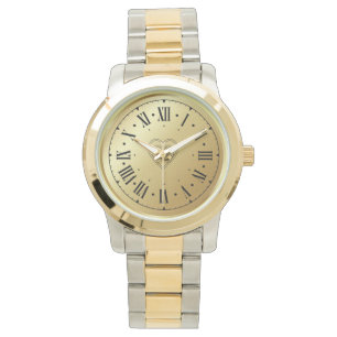 Unisex Oversized Two-Tone Bracelet eWatch Armbandsur