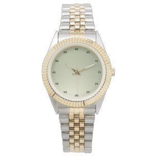 Unisex Överskjorta Nummer Guld Armbandsur