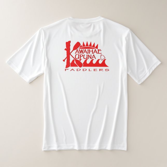 Unisex Paddling Shirt T Shirt (Laydown Baksida)