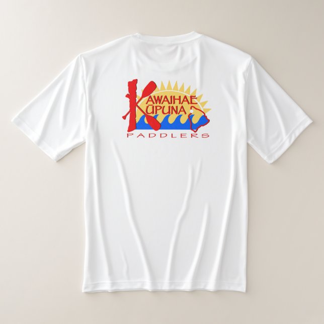 Unisex Paddling Shirt T Shirt (Laydown Baksida)