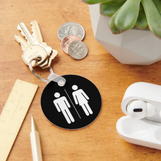 Unisex Restroom Nyckelring