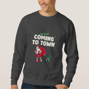 Unisex Santas Tassar kommer till jul Lång Ärmad Tröja