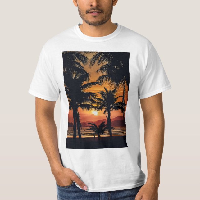Unisex Summer T-T-shirt T Shirt (Framsida)