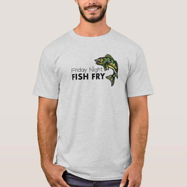 Unisex T-shirt - Fredag Nattens fiskfärja (Framsida)