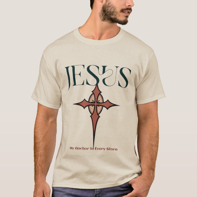 Unisex T-Shirt - "Jesus: Min fästman i varje storm (Framsida)