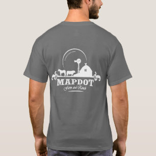 Unisex T-Shirt (Logotyp bakåt) Mapdot Farm & Ranch