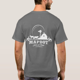 Unisex T-Shirt (Logotyp bakåt) Mapdot Farm & Ranch