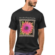 Unisex T-shirt med Brilliant Gazania