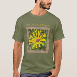 Unisex T-Shirt med Gult Rudbeckia