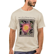 Unisex T-shirt med stenande Cactus Flower