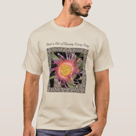 Unisex T-shirt med stenande Cactus Flower