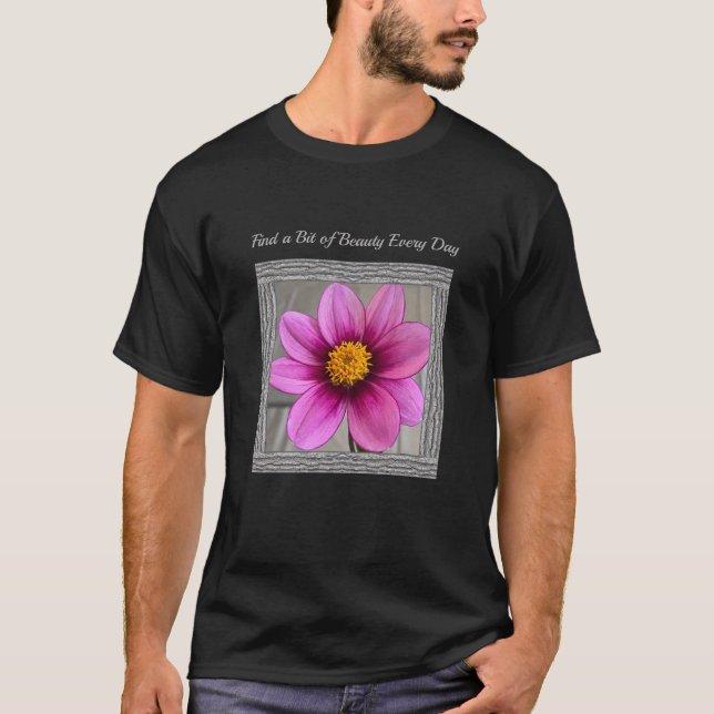 Unisex T-shirt med Stunning Dahlia (Framsida)