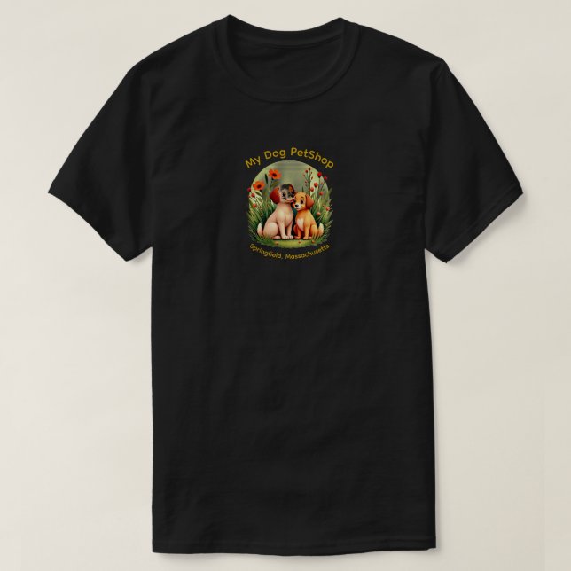 Unisex T-Shirt Mina Hundar (Design framsida)