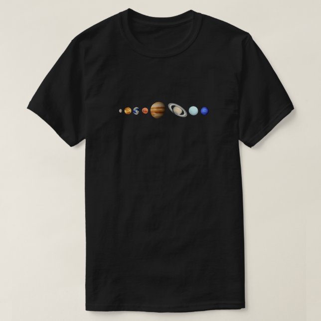 Unisex T-Shirt Solar System (Design framsida)