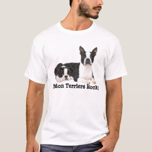 Unisex- T-tröja för Boston Terrierkompisar T-shirt