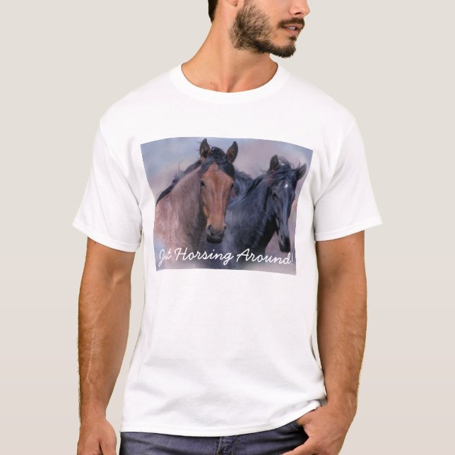 Unisex- T-tröja för vildhästar Tee (Framsida)
