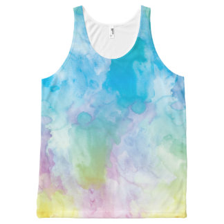 Unisex- tanktop för pastellfärgad