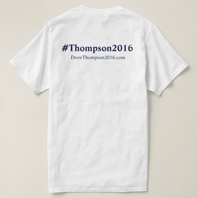 Unisex- Thompson för kongressTshirt T Shirt (Design baksida)