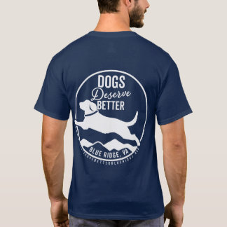 Unisex Tshirt - vit Logotyp framtill/bakåt T Shirt