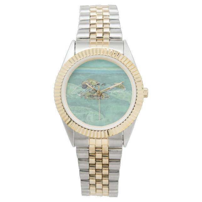 Unisex Tvåtonad Armbandsur (Framsida)