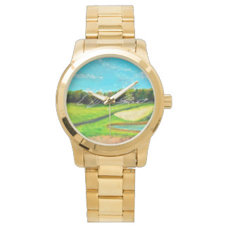 Unisex Two-Tone Bracelet Watch Armbandsur