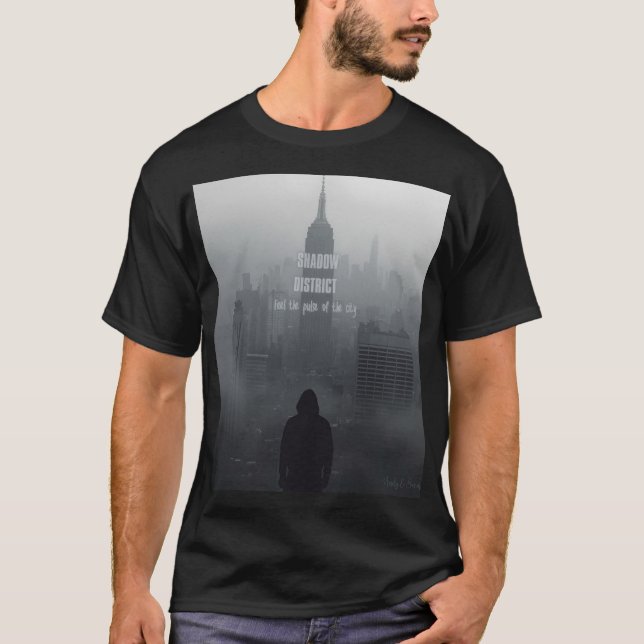 Unisex Underground Streetwear Black T-shirt (Framsida)