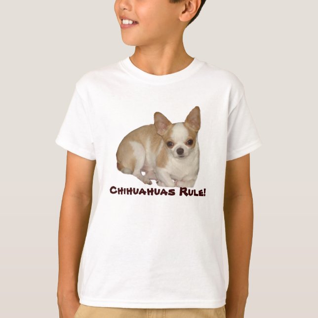 Unisex- ungeT-tröja för Chihuahua T Shirt (Framsida)
