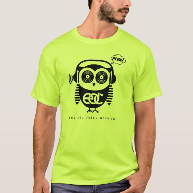 Unisex- utslagsplats för EDC-uggla Tee (Framsida)