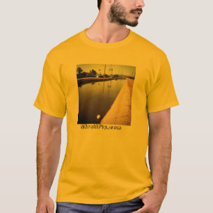 Unisex- utslagsplats för kanalboll t shirt