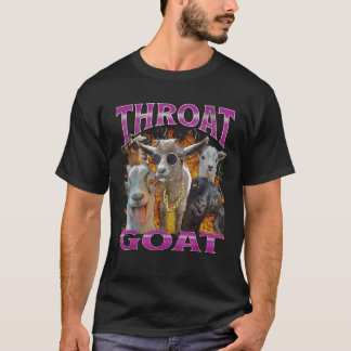 Unisex Vuxna Throat Goat Funny Offensiv Vuxen Hu T Shirt