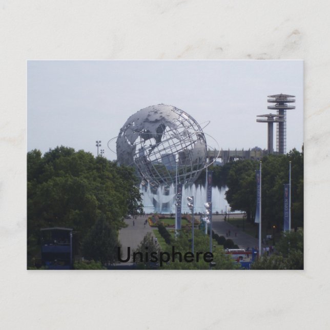 Unisphere, World's Fair 1964-65 Vykort (Framsida)