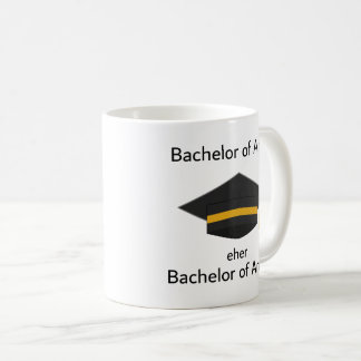 Unispruch "Bachelor of Angst" Geschenk, Studenten Kaffemugg