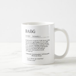 Unispruch "BAföG" Geschenk, Studenten Kaffemugg