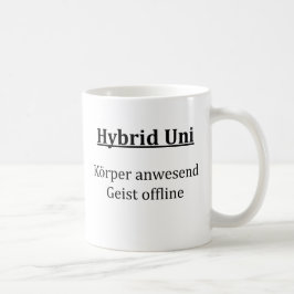 Unispruch "Hybrid Uni" Geschenk, Studenten Kaffemugg