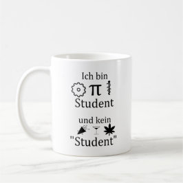 Unispruch "MINT Student" Geschenk, Studenten Kaffemugg