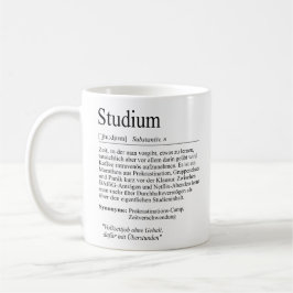 Unispruch "Studium" Geschenk, Studenten Kaffemugg