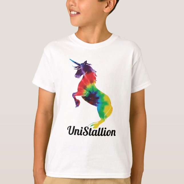 UniStallion - Tiefärg T Shirt (Framsida)