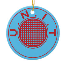 UNIT-ornament blå