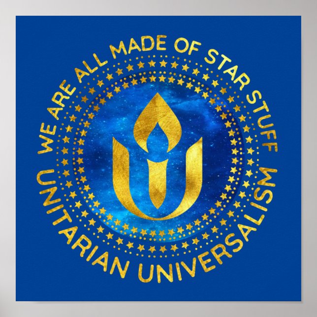 Unitarian Universalism chalice Poster (Framsidan)
