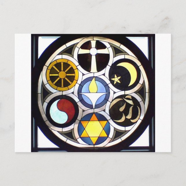 Unitarian Universalist Church Rockford, IL Vykort (Framsida)