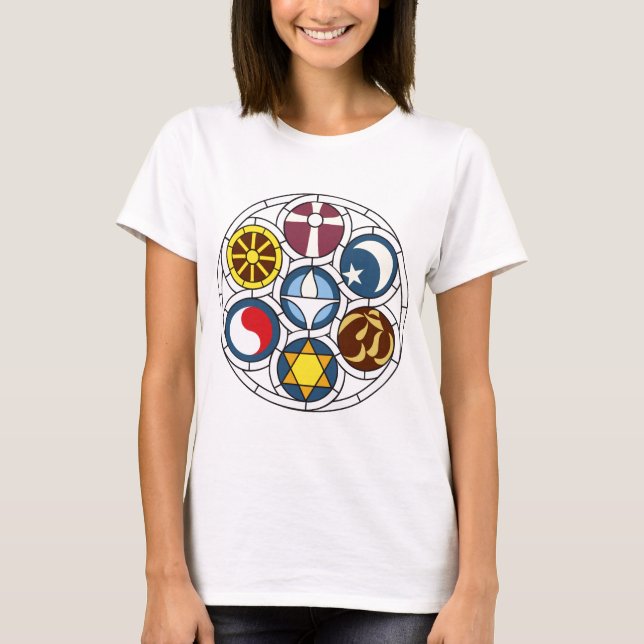 Unitarian Universalist Merchandise Tee Shirt (Framsida)