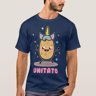 Unitato Unicorn Potato Cute Funny Vegetable Fries T Shirt