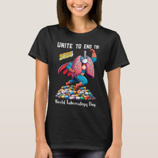 Unite to End TB 2025 World Tuberculosis Day T Shirt