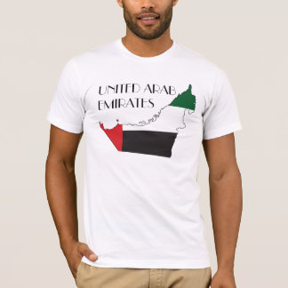 United Arab Emirates Flagga-Karta skjorta Tröja