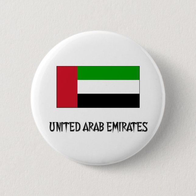 United Arab Emirates flagga Knapp (Framsida)