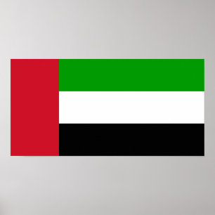 United Arab Emirates flagga Poster