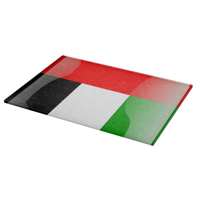 United Arab Emirates glansig flagga (Hörn)