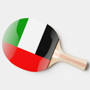 United Arab Emirates glansig flagga Pingisracket