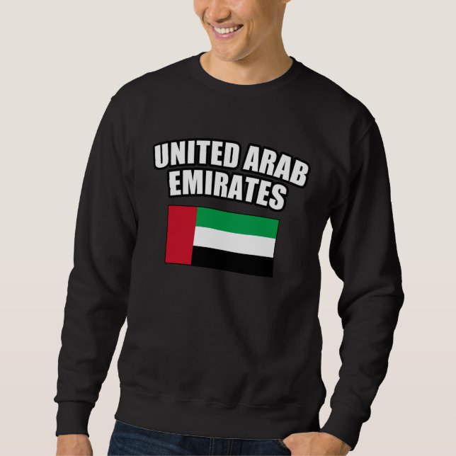 United Arab Emirates I United Arab Emirates Lång Ärmad Tröja (Framsida)
